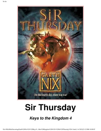 Sir Thursday