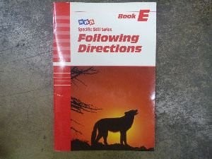 Specific Skills Series, Following Directions, Book E