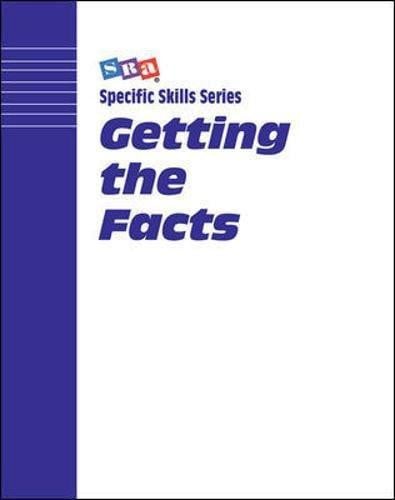 Sra Skill Series: Sss Lv F Getting the Facts