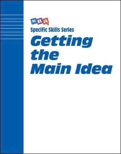 Sra Skill Series: Sss Lvb Getting the Main Idea