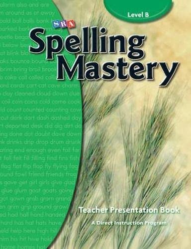 Spelling Mastery Level B, Teacher Materials