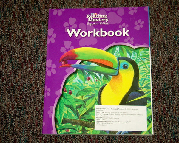 Reading Mastery Reading/Literature Strand Grade 4, Workbook
