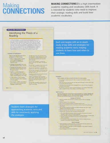 Making Connections Skills and Strategies for Academic Reading. Student's book