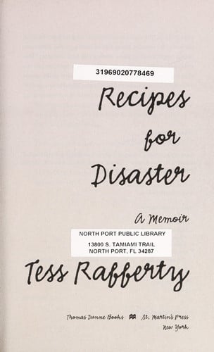 Recipes for Disaster A Memoir