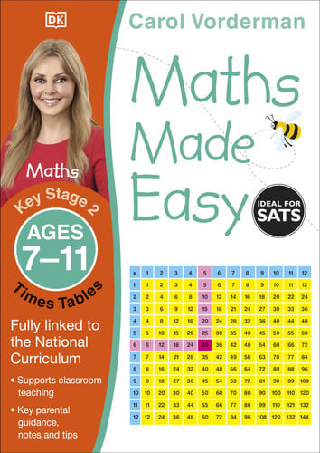 Maths Made Easy: Times Tables, Ages 7-11 (Key Stage 2) Supports the National Curriculum, Maths Exercise Book