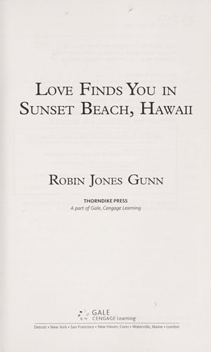 Love Finds You in Sunset Beach, Hawaii