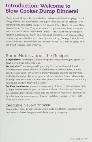 Slow Cooker Dump Dinners 5-Ingredient Recipes for Meals That (Practically) Cook Themselves
