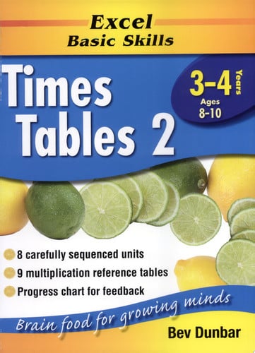 Times Tables 2 Years 3-4