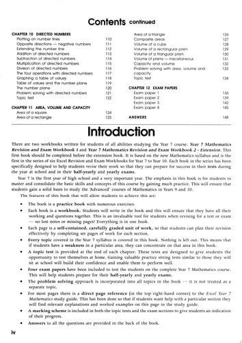 Year 7 Mathematics Revision and Exam Workbook 1
