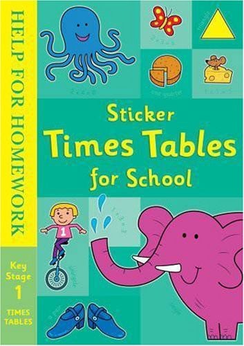 Help for Homework Sticker Times Tables for School