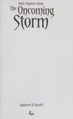 Dark Chapters The Oncoming Storm