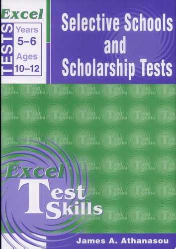 Excel Practice Selective Schools and Scholarship Tests